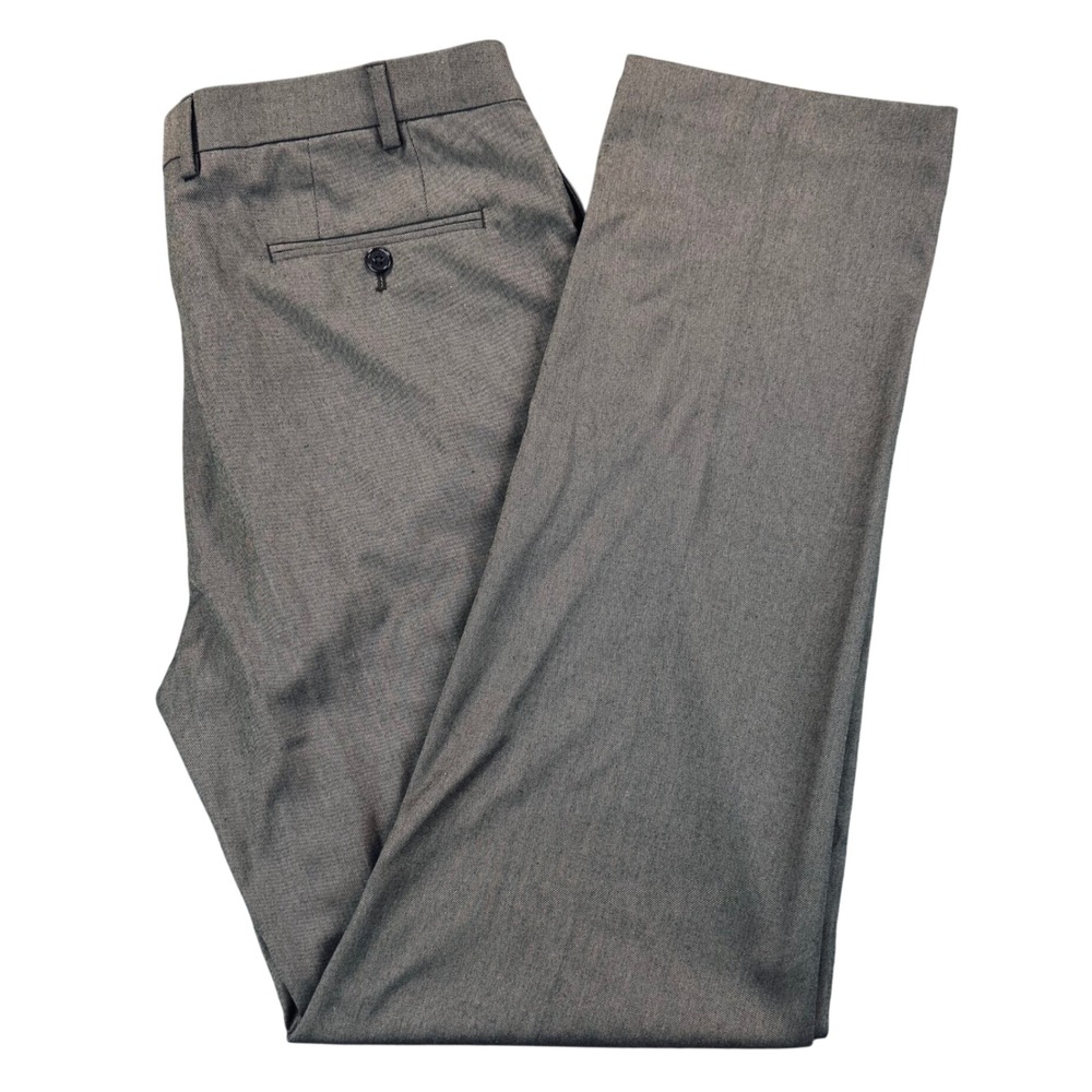 Lauren Ralph Lauren Ultraflex Classic Fit Dress Pants Taupe Men's 38x34 Rayon